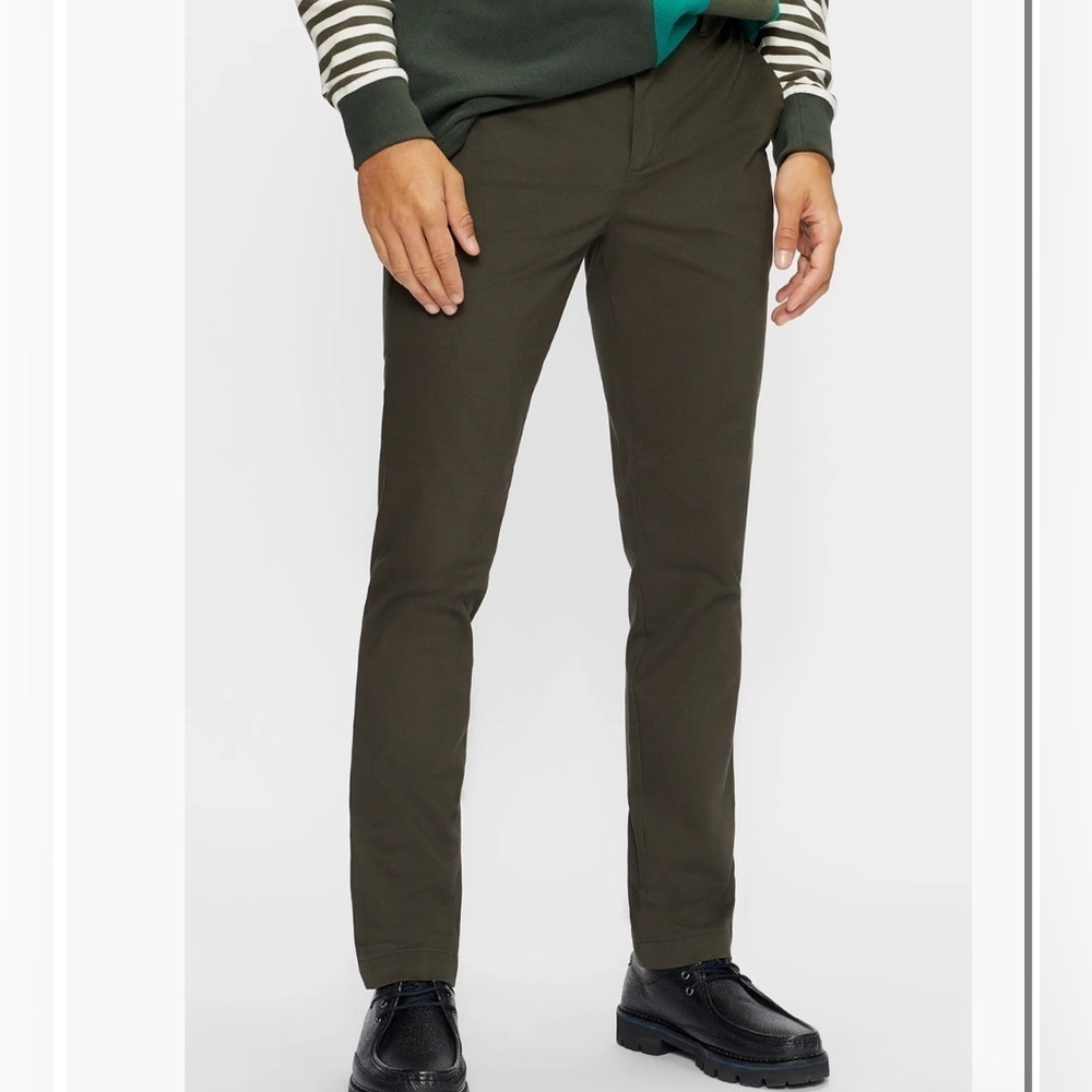 Ted Baker 36R Genay Irvine Slim Fit Chinos - Khaki